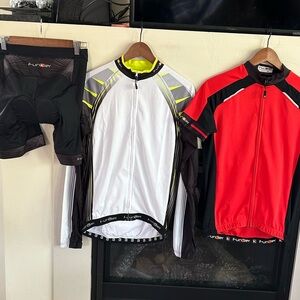 ▶️ FUNKIER Bike cycling JERSEY Shirt Top shorts BUNDLE Adult M/ L